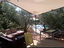 Апартаменты Olive Garden - swimming pool: A1(4), A2(4), A3(4), SA4(2), SA5(2) Биоград - Ривьера Биоград  - общая терраса