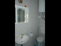 Апартаменты Iva - sea view A1(2+1), A2(4+1) Постира - Остров Брач  - Апартамент - A1(2+1): ванная комната с туалетом