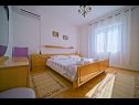 Апартаменты Pavo - 80 m from beach: A1(5) Постира - Остров Брач  - Апартамент - A1(5): спальная комната