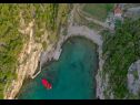 Дома дял отдыха Irena - secluded paradise; H(4+1) Залив Прапатна (Пуцисца) - Остров Брач  - Хорватия - пляж