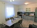 Апартаменты Lilac - 100m from pebble beach : A1(7) Арбания - Остров Чиово  - Апартамент - A1(7): кухня и столовая