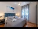 Апартаменты Nick - jacuzzi & seaview: A1(4+1) Мастринка - Остров Чиово  - Апартамент - A1(4+1): спальная комната