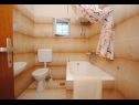 Апартаменты Rina - 200 m from beach: A1(6) Округ Доньи - Остров Чиово  - Апартамент - A1(6): ванная комната с туалетом