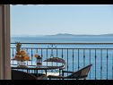 Апартаменты Daniela - terrace with amazing sea view A1(6) Округ Горни - Остров Чиово  - Апартамент - A1(6): терраса