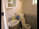 Апартаменты Stipan - 80 m from sea : A1(2), A2(2+2) Слатине - Остров Чиово  - Апартамент - A1(2): ванная комната с туалетом
