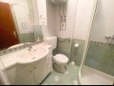 Апартаменты Ani - 10 M from the sea SA1 zeleni(2+1), SA2 žuti(2+1) Ядраново - Ривьера Црквеница  - Студия- апартамент - SA1 zeleni(2+1): ванная комната с туалетом