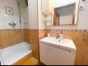 Апартаменты Ani - 10 M from the sea SA1 zeleni(2+1), SA2 žuti(2+1) Ядраново - Ривьера Црквеница  - Студия- апартамент - SA2 žuti(2+1): ванная комната с туалетом