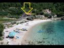 Апартаменты Mateo - by the beach; A1 Delia(5), A2 Mateo(4), A3 Mini(3+2) Залив Сказане (Гдинь) - Остров Хвар  - Хорватия - дом