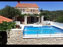 Дома дял отдыха Gradina 1 - private pool: H(10+2) Залив Градина (Вела Лука) - Остров Корчула  - Хорватия - дом