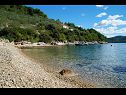 Дома дял отдыха Senka1 - pure nature & serenity: H(2) Залив Тудоровица (Вела Лука) - Остров Корчула  - Хорватия - пляж