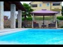 Дома дял отдыха Berna - pool house: H(6+1) Малинска - Остров Крк  - Хорватия - бассейн