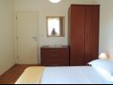 Апартаменты Smilja - 150 m from pebble beach: A1(2+2), A2(2+1), SA3(2) Башка Вода - Ривьера Макарска  - Апартамент - A1(2+2): спальная комната