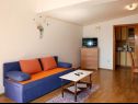 Апартаменты Biljana - 150m from beach: A1(2+1), A2(2+2), A3(5), A4(2+2) Градац - Ривьера Макарска  - Апартамент - A4(2+2): гостиная