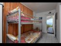 Апартаменты Vlatko - affordable & cosy: SA1(4), SA2(2+2), SA3(2+2) Крвавица - Ривьера Макарска  - Студия- апартамент - SA1(4): спальная комната