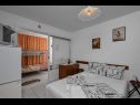 Апартаменты Vlatko - affordable & cosy: SA1(4), SA2(2+2), SA3(2+2) Крвавица - Ривьера Макарска  - Студия- апартамент - SA1(4): спальная комната