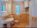 Апартаменты Ennio - free parking: A1(6+2) Макарска - Ривьера Макарска  - Апартамент - A1(6+2): ванная комната с туалетом