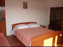 Апартаменты Dragan - Economy Apartments: A1 Veci (4+1), A2 Manji (4+1) Йезера - Остров Муртер  - Апартамент - A1 Veci (4+1): спальная комната