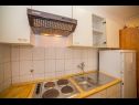 Апартаменты Saga - with swimming pool A2(2+1), A3(6+1) Локва Рогозница - Ривьера Омиш  - Апартамент - A3(6+1): кухня