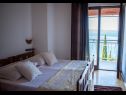 Апартаменты Ozren - amazing sea view: A1(7+1), A2(4+1) Омиш - Ривьера Омиш  - Апартамент - A2(4+1): спальная комната