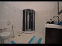 Апартаменты Jugana - with pool : A1 donji(4), A2 gornji(4) Сумпетар - Ривьера Омиш  - Апартамент - A2 gornji(4): ванная комната с туалетом