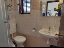 Апартаменты Nives - great location: A1(6), A5(2), A6(2), A7(2), A2(4), A3(3), A4(3) Новалья - Остров Паг  - Апартамент - A7(2): ванная комната с туалетом