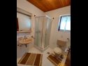 Апартаменты Anastazio -200m from sea: A1(6), A2(4), A3(4) Доброполяна - Остров Пашман  - Апартамент - A3(4): ванная комната с туалетом