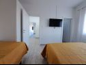 Апартаменты Rina A1(4), A2(3), A3(3) Невиджане - Остров Пашман  - Апартамент - A3(3): спальная комната