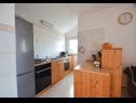 Апартаменты Lidija - family friendly & close to the sea: A1(4), B2(2+2), C3(2) Баньол  - Остров Раб  - Апартамент - A1(4): кухня