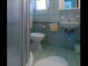 Апартаменты Anđeo - 80 m from beach : A4(2+2), A5(2+2) Барбат - Остров Раб  - Апартамент - A4(2+2): ванная комната с туалетом