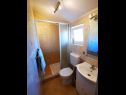 Апартаменты Tiho - 300 m from sea: A1(2), A2(4+2), A3(2) Супетарска Драга - Остров Раб  - Апартамент - A1(2): ванная комната с туалетом