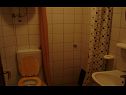 Апартаменты Irmica - by the sea: A1(2+3), A2(2+1), SA3(2+1), SA4(2), SA5(3) Луково Шугарйе - Ривьера Сень  - Студия- апартамент - SA4(2): ванная комната с туалетом