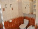 Апартаменты Zlato - with pool : SA1 Murva (2), A3 Lovor (4), A4 Mendula (2+1), SA5 Maslina (2) Сень - Ривьера Сень  - Апартамент - A3 Lovor (4): ванная комната с туалетом