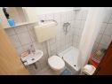 Апартаменты Amalija - 50m close to the sea: A2(2), A3 posebni(2), A4(4) Рогозница - Шибеник Ривьера  - Апартамент - A2(2): ванная комната с туалетом