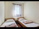Апартаменты Lasan - 150 m from sea: A1(4), A2(4) Водице - Шибеник Ривьера  - Апартамент - A2(4): спальная комната
