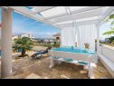 Апартаменты Big blue - terrace lounge: A1(4) Водице - Шибеник Ривьера  - патио