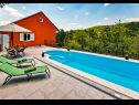 Дома дял отдыха Brapa - open swimming pool: H(4) Хрваце - Ривьера Сплит  - Хорватия - бассейн