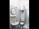 Апартаменты VV A1(2+1), A2(5), A3(7) Сегет Враница - Ривьера Трогир  - Апартамент - A1(2+1): ванная комната с туалетом