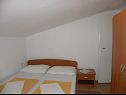 Апартаменты Zvone - 100 m from sea: A1(4+1), A2(4+1) Бибинье - Задар Ривьера  - Апартамент - A2(4+1): спальная комната