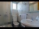 Апартаменты Blue Skies - 30 m from the sea: A1(4+1), A2(2+2), SA3(2+1) Любач - Задар Ривьера  - Апартамент - A1(4+1): ванная комната с туалетом