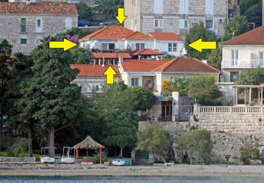 Апартаменты Vedro - 50 m from sea: 1- Red(4+1), 2 - Purple(2+1), 3 - Blue(2), 4 - Green(2+2) Корчула - Остров Корчула 