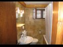 Апартаменты Dvor - 20 m from beach: A1(4+1) Турань - Ривьера Биоград  - Апартамент - A1(4+1): ванная комната с туалетом