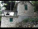 Дома дял отдыха Lidija - Robinson House: H(2+2) Залив Ловречина (Постира) - Остров Брач  - Хорватия - дом