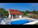 Дома дял отдыха Baras garden - house with pool : H (4+2) Мирца - Остров Брач  - Хорватия - дом