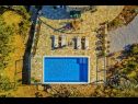 Дома дял отдыха Mindful escape - luxury resort: H(4+1) Мирца - Остров Брач  - Хорватия - бассейн