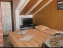 Апартаменты Damir - 80 m from beach: A1(4), A2(2+2) Постира - Остров Брач  - Апартамент - A2(2+2): спальная комната