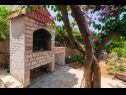 Дома дял отдыха Lumos - panoramic view & olive garden: H(10) Постира - Остров Брач  - Хорватия - камин (дом и окружение)