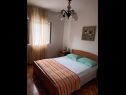 Апартаменты Bor - cosy & afordable: A1(3) Супетар - Остров Брач  - Апартамент - A1(3): спальная комната