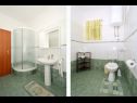 Апартаменты Sima - 100m from beach: A1(4+1), A2(2+2), A3(4+2), A4 (2+2) Мастринка - Остров Чиово  - Апартамент - A4 (2+2): ванная комната с туалетом