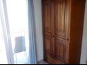 Апартаменты Doktor - sea view; A2(9) Мастринка - Остров Чиово  - Апартамент - A2(9): спальная комната