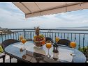 Апартаменты Daniela - terrace with amazing sea view A1(6) Округ Горни - Остров Чиово  - вид с террасы